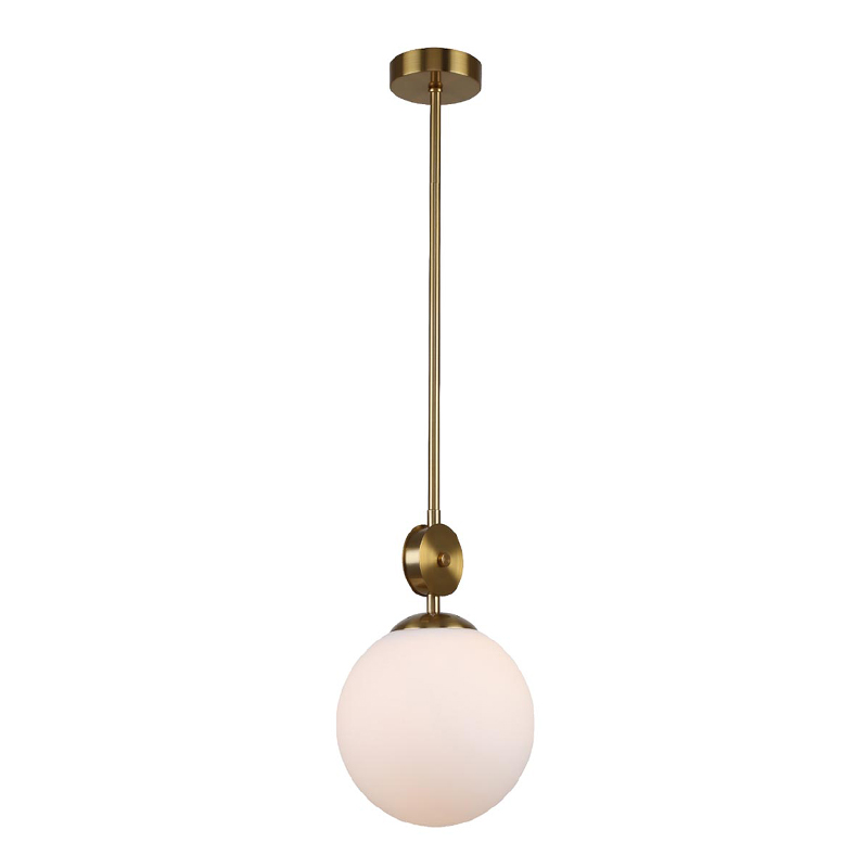 Подвесной светильник Kyran Bronze Hanging Lamp Бронза Белый в Казани | Loft Concept 