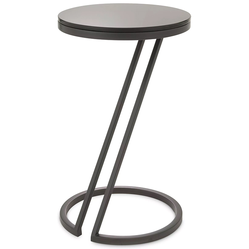 Приставной стол Eichholtz Side Table Falcone Black Черный в Казани | Loft Concept 