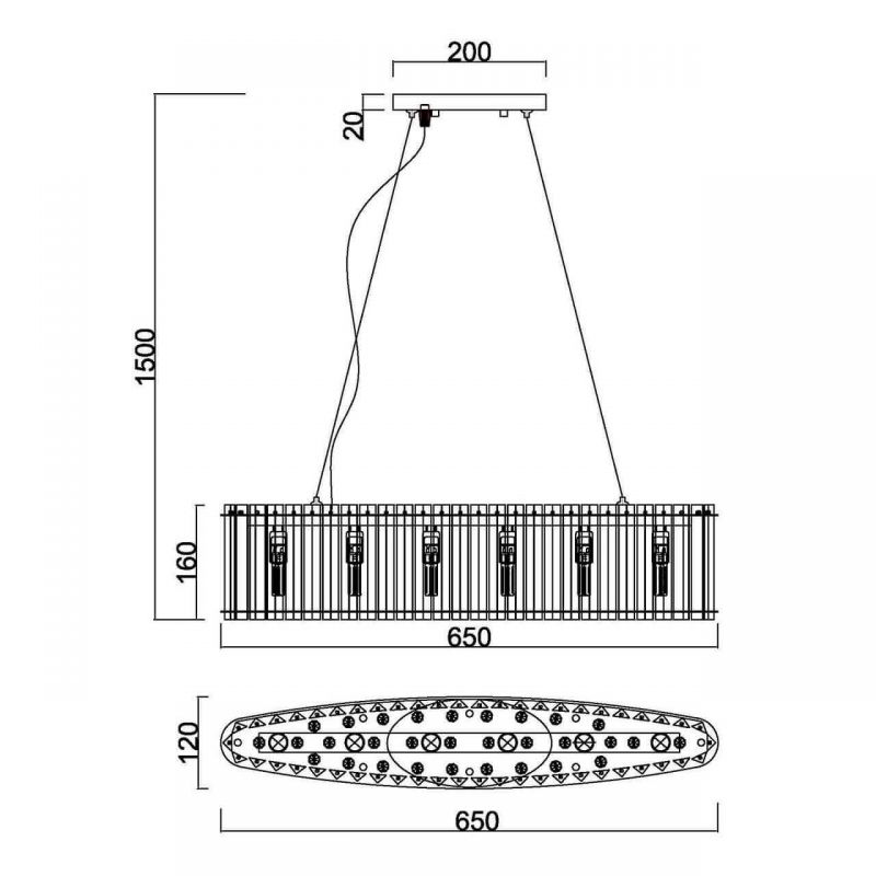 Люстра Board Chandelier в Казани