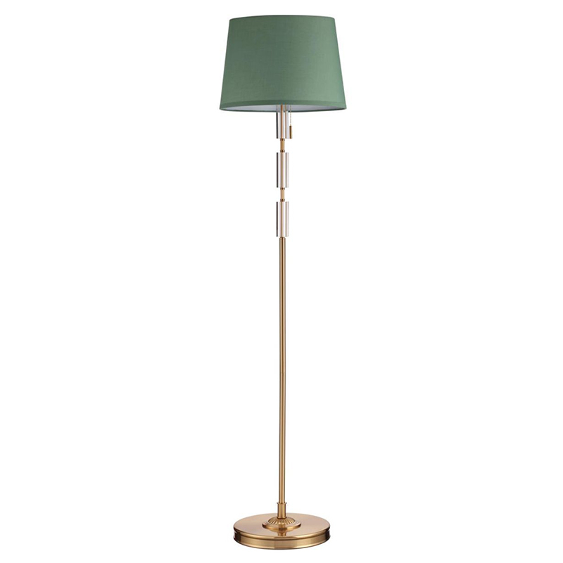 Торшер Ramona Green Floor lamp Бронза Зеленый в Казани | Loft Concept 