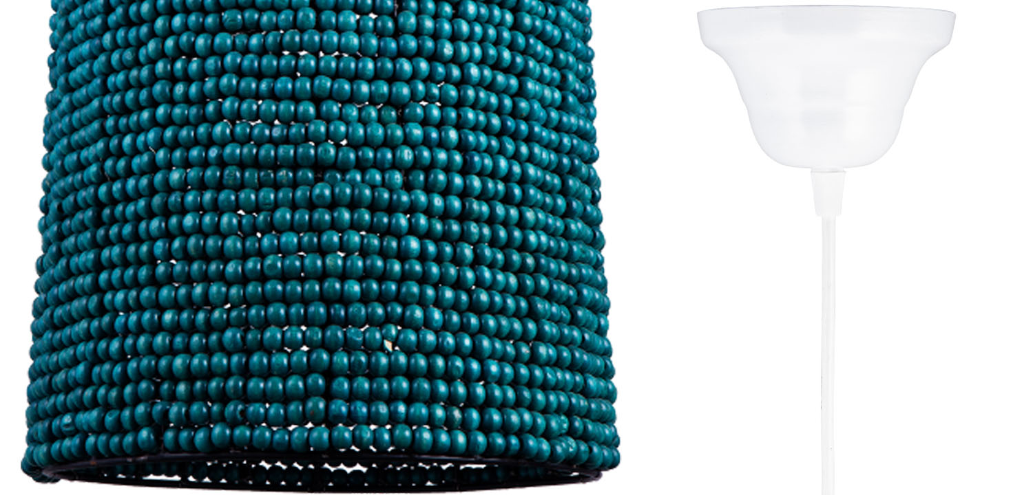 Подвесной светильник Emilia blue - фото