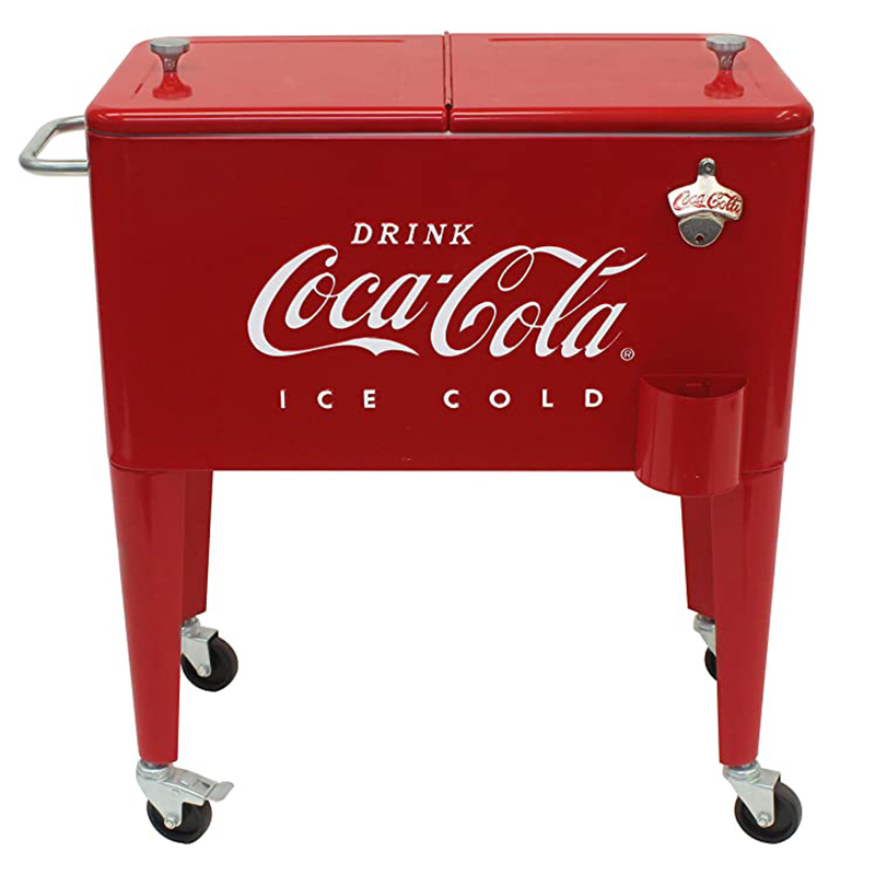 Куллер Retro Metal Coca-Cola Cooler Red Красный (Red) в Казани | Loft Concept 