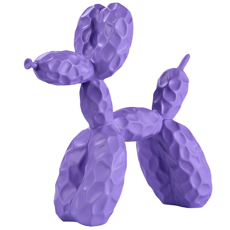 Статуэтка Jeff Koons Balloon Dog Crumpled Lilac Сиреневый в Казани | Loft Concept 