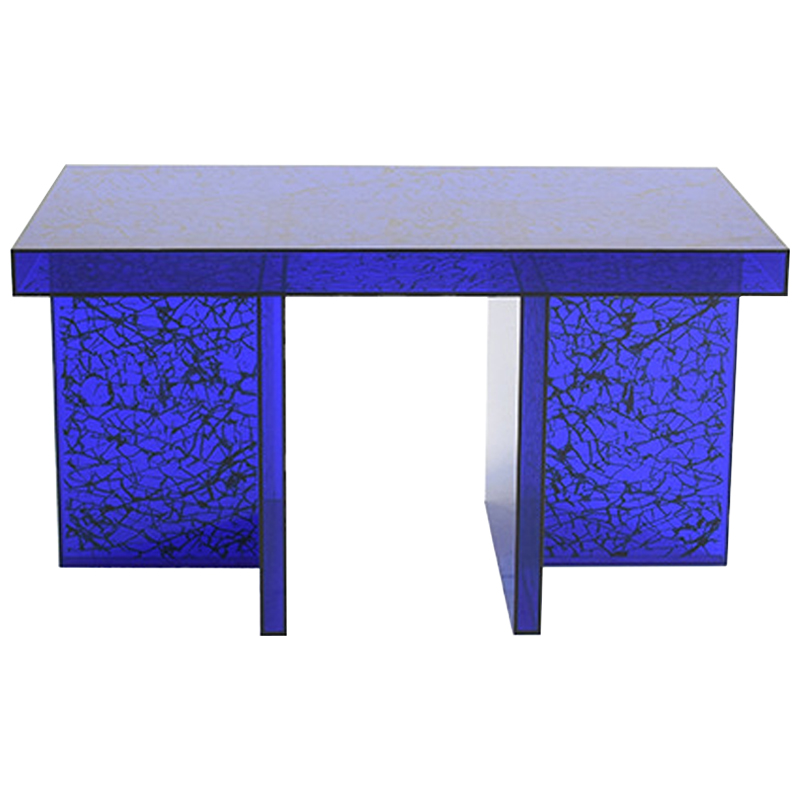 Кофейный стол Acrylic Blue Gerald Coffee Table Синий Черный в Казани | Loft Concept 