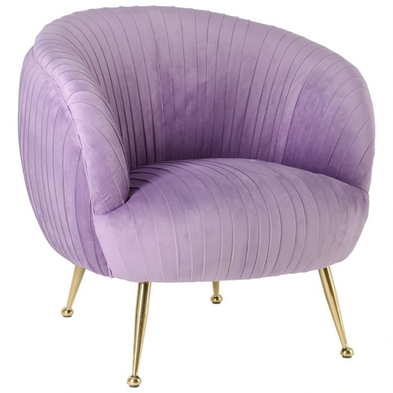 Кресло SOUFFLE CHAIR lilac Сиреневый матовое золото в Казани | Loft Concept 