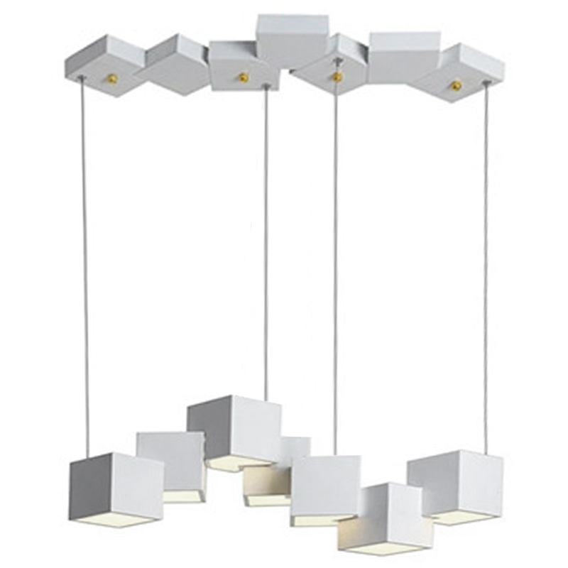 Дизайнерский светодиодный светильник Белый Eight Squares Lamp Белый в Казани | Loft Concept 