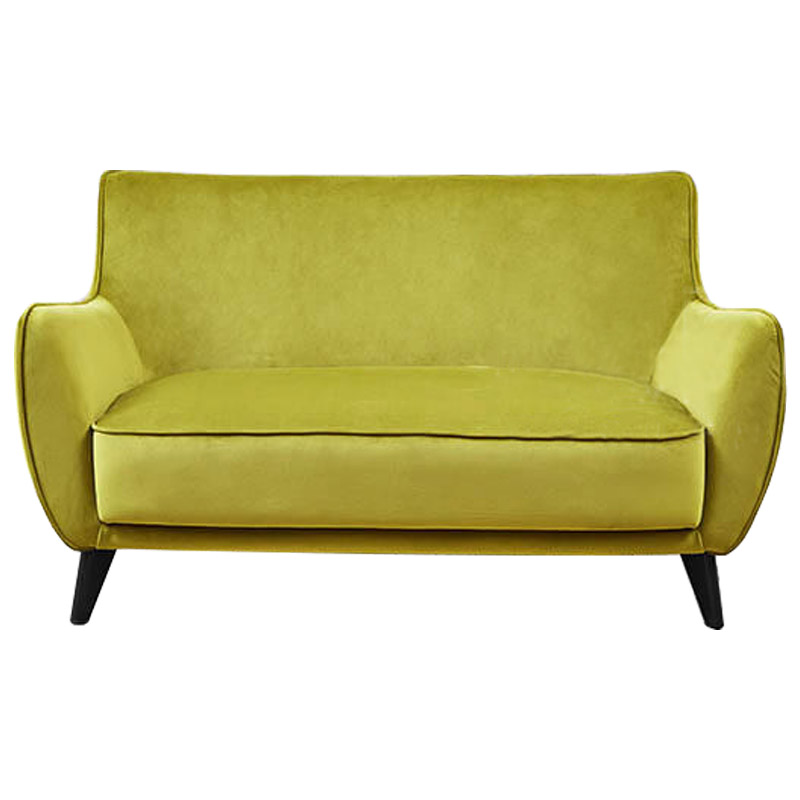 Диван Light Green Softness Sofa Салатовый Черный в Казани | Loft Concept 