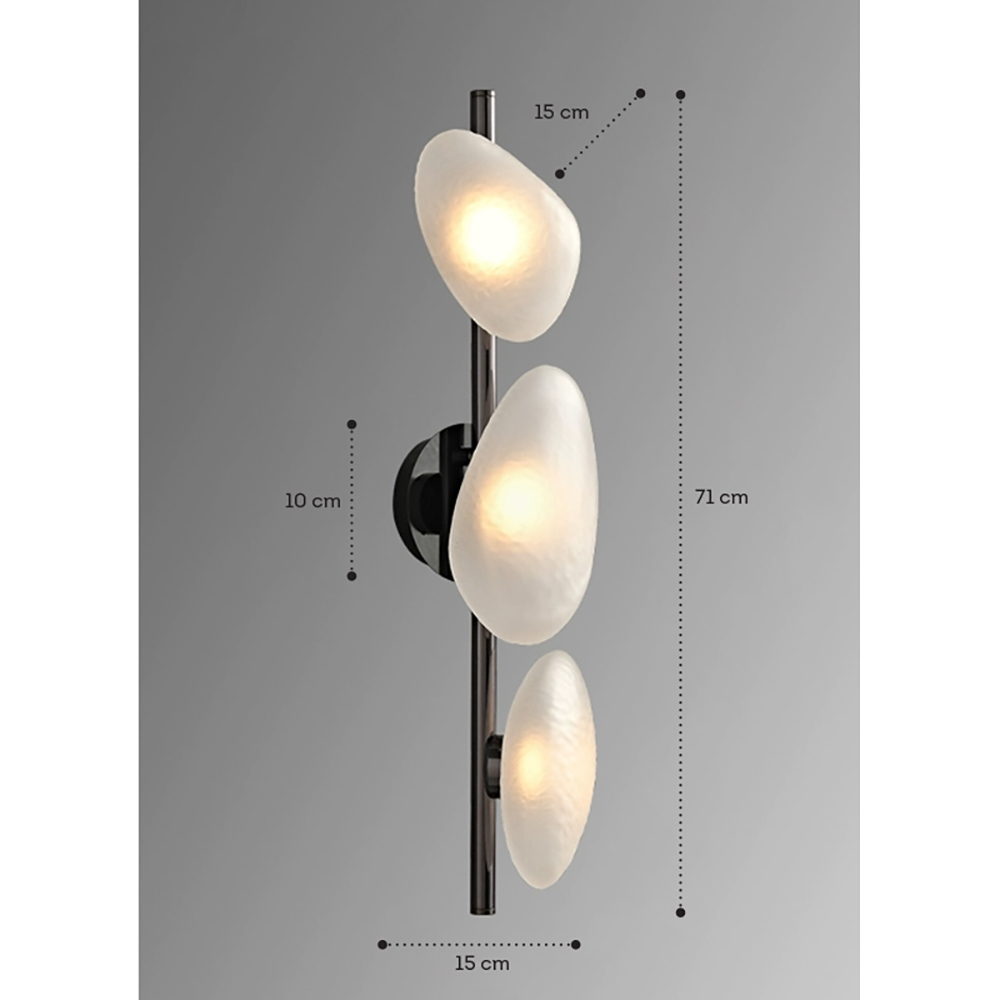 Бра LINDIS FROST LONG WALL 3 лампы Молочное стекло  в Казани