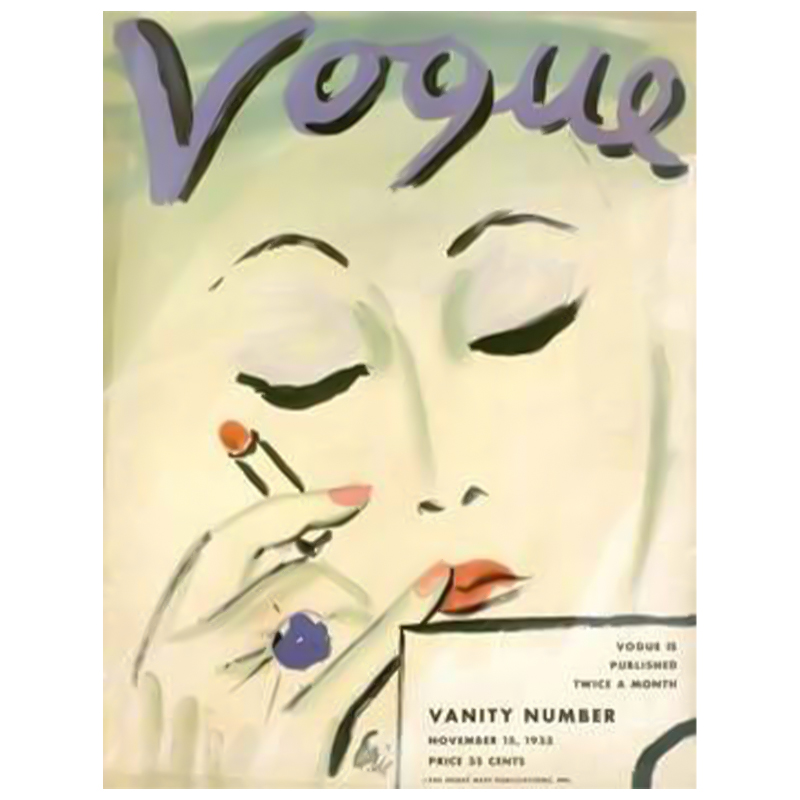 Постер Vogue Cover 1933 November  в Казани | Loft Concept 