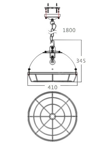 Светильник Loft Industrial Metal Cage Spiderweb в Казани