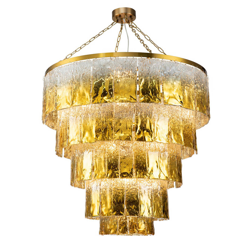 Люстра Golden Ombre Chandelier 100 Золотой в Казани | Loft Concept 