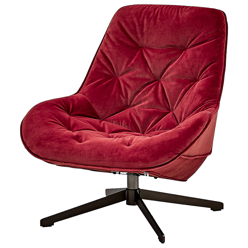 Кресло Vetsera Chair Красный (Red) Черный в Казани | Loft Concept 