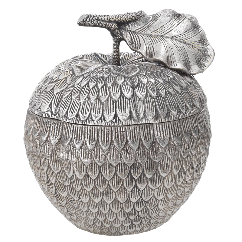 Шкатулка Eichholtz Box Custard Apple Silver Серебряный в Казани | Loft Concept 