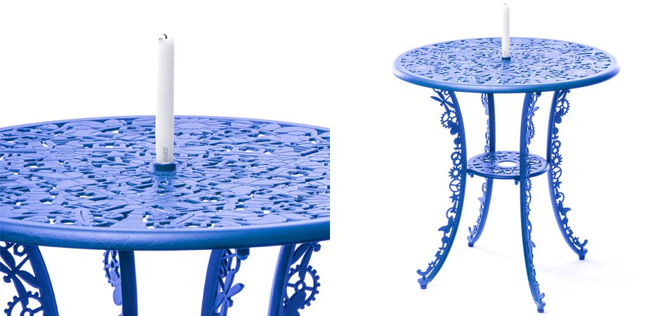 Обеденный стол Seletti Industry Collection ALUMINIUM TABLE – SKY BLUE - фото №1