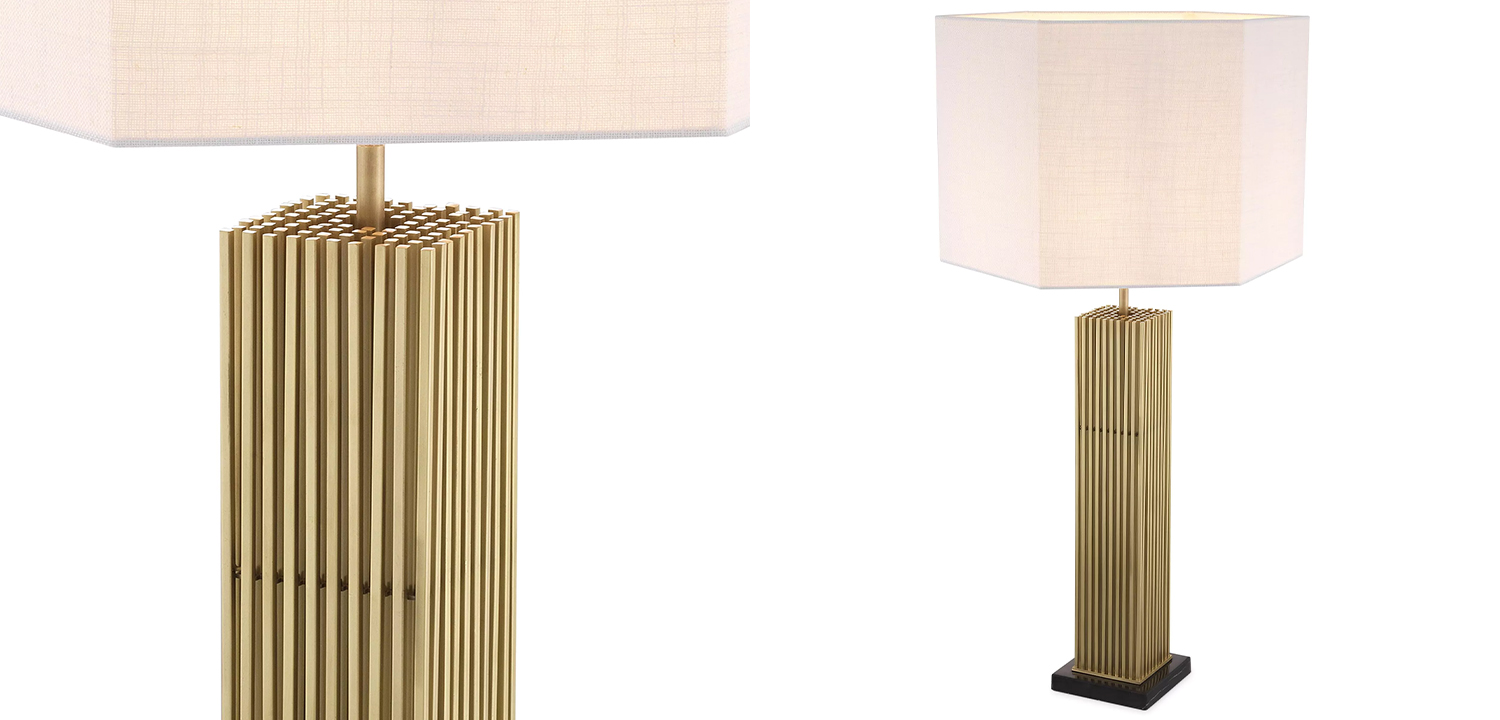 Настольная лампа Eichholtz Table Lamp Viggo Brass - фото №1