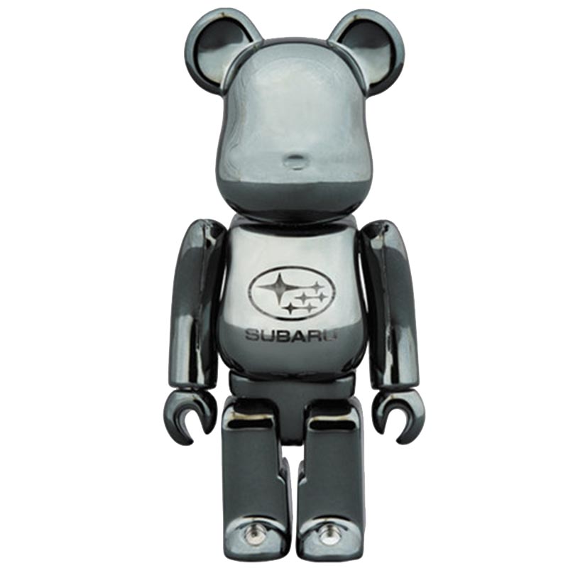 Статуэтка Bearbrick Subaru Темный хром в Казани | Loft Concept 