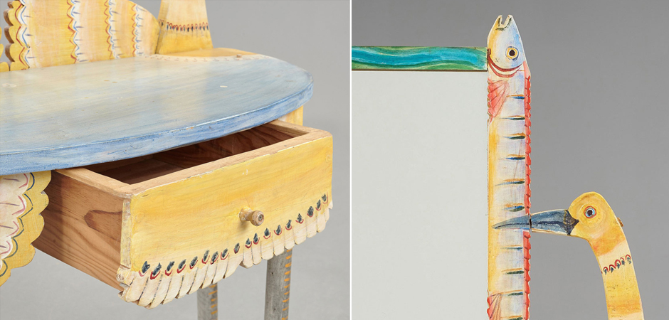 Туалетный Столик Painted Wood Dressing Table - Loft-Concept в Казани