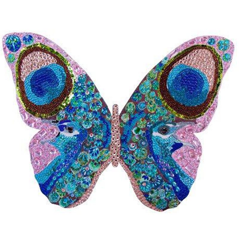 Картина “Peacock Bedazzled Butterfly Cut Out” Мульти в Казани | Loft Concept 