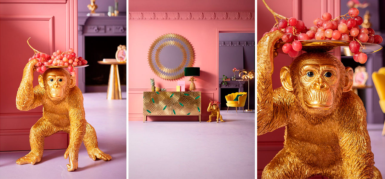 Статуэтка Golden Monkey with stand - фото №3