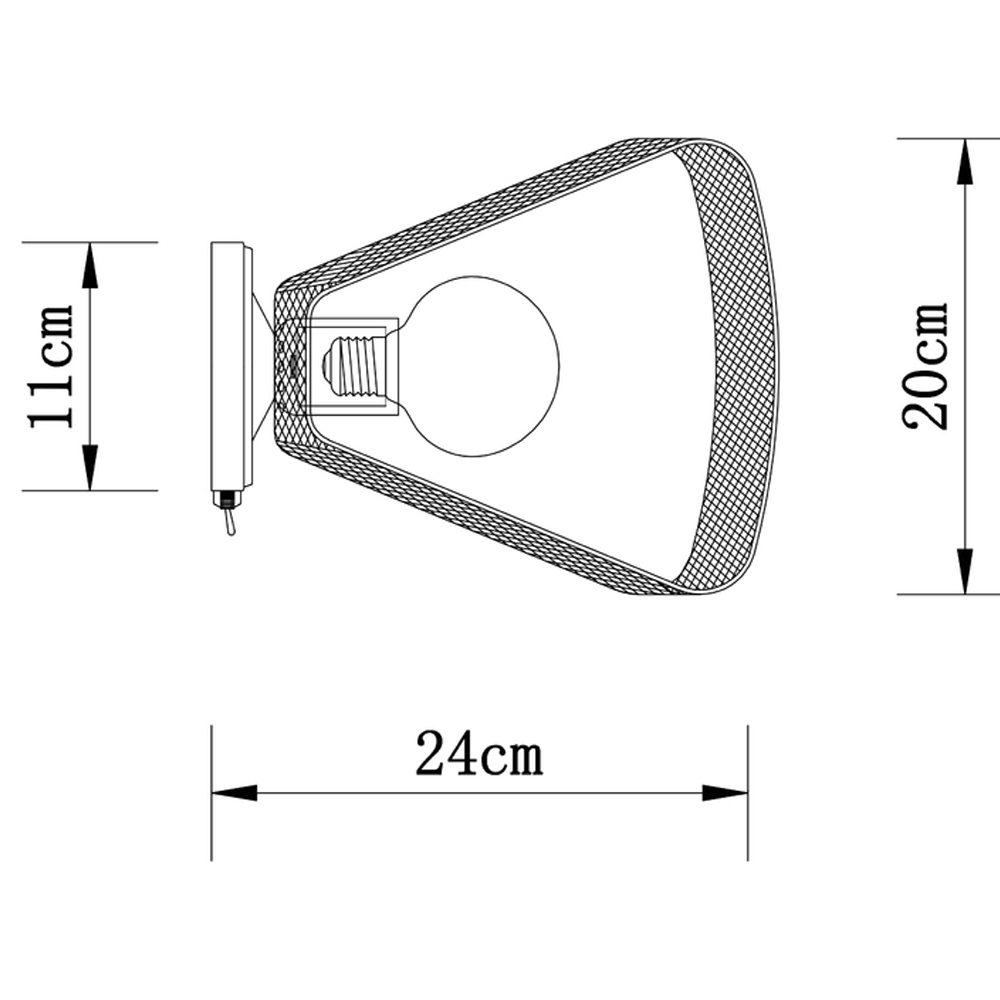 Бра в стиле лофт Lamp Malik в Казани