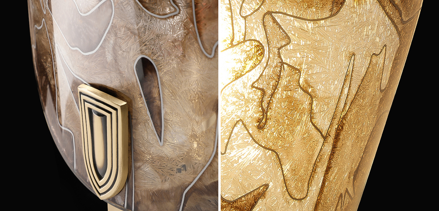 RIFFLE WALL Бра с ручной росписью - фото