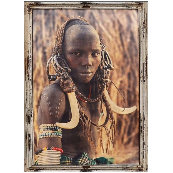 Постер Jovem Mursi  Omo Valley Ethiopia  в Казани | Loft Concept 