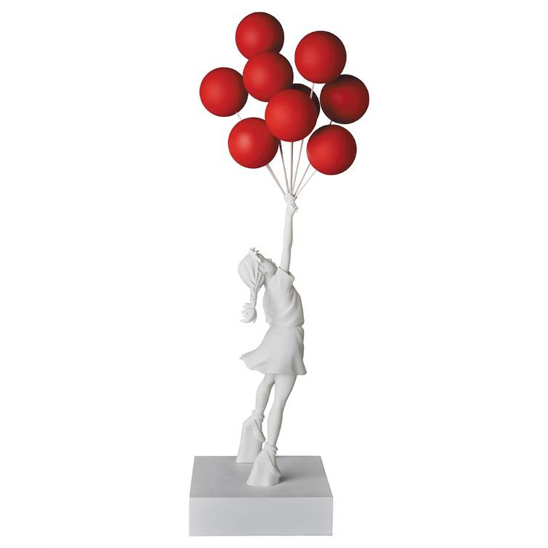 Статуэтка Flying Balloons Girl white and red Белый Красный в Казани | Loft Concept 