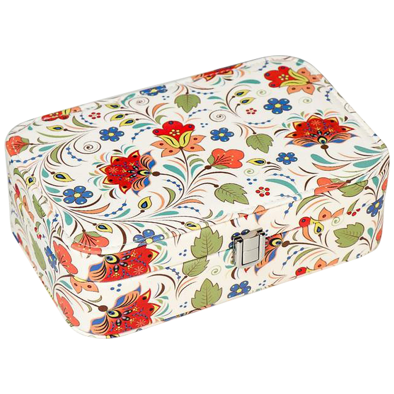 Шкатулка Multicilored Floral Pattern Jewerly Organizer Box Мульти в Казани | Loft Concept 