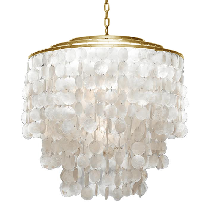 Люстра SHELL Chandelier 65 Золото Белый Золотой Люстра SHELL Chandelier 65 Золото Белый Золотой в Казани | Loft Concept