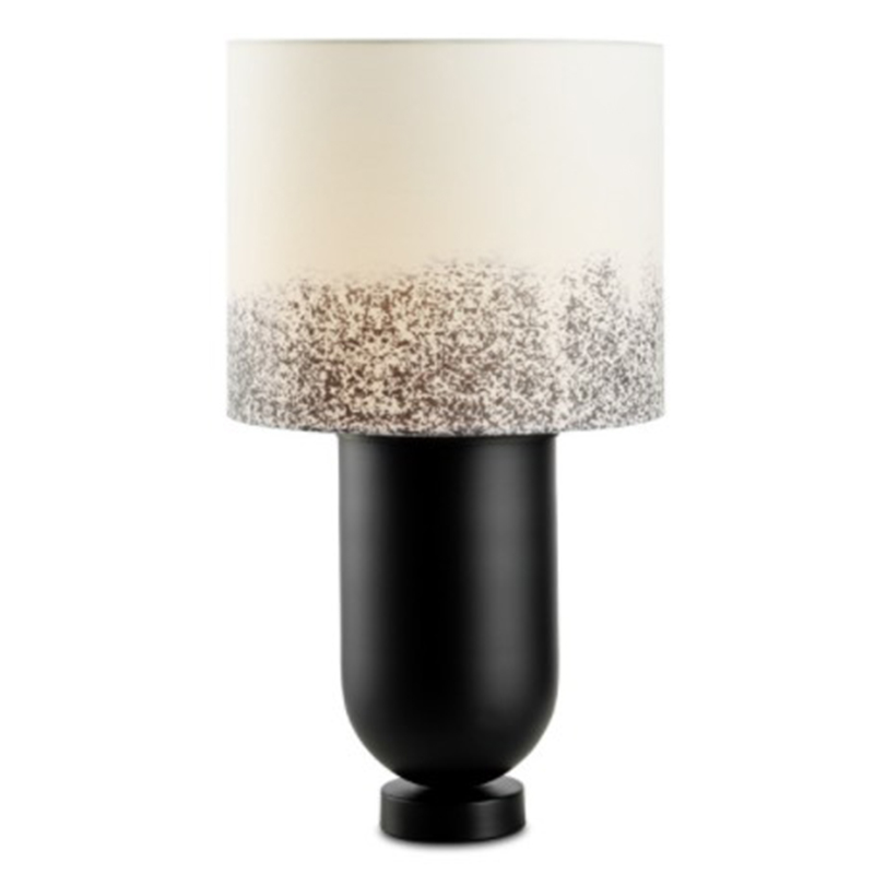 Настольная лампа Adeline Black Table Lamp Черный Белый в Казани | Loft Concept 