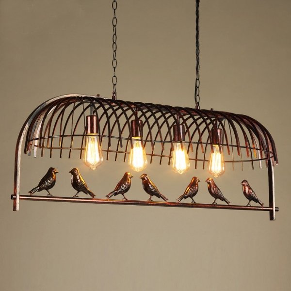 Люстра Bird Trough Pendant Коричневый в Казани | Loft Concept 