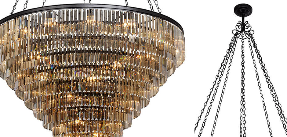 Большая Многоярусная люстра ODEON Amber GLASS 11-TIER диаметр 160 см Большая Многоярусная люстра ODEON Amber GLASS 11-TIER диаметр 160 см - Loft-Concept в Казани