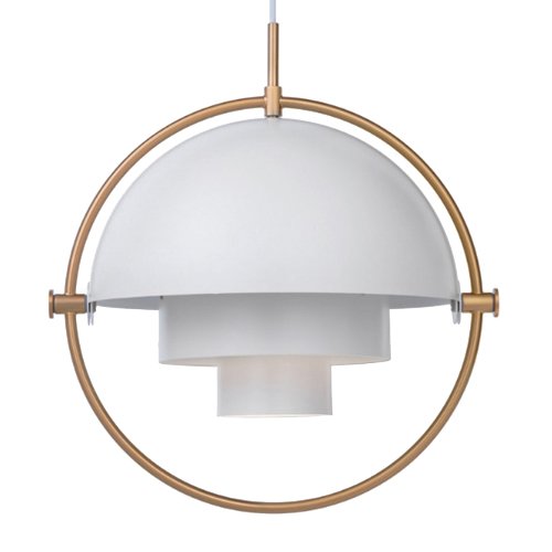 Люстра Louis Weisdorff Multi-lite Pendant White Латунь Белый в Казани | Loft Concept 