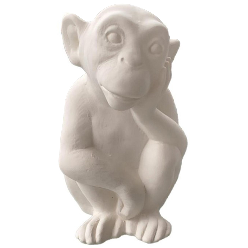 Статуэтка Abhika Monkey Bisc. Statuette Белый в Казани | Loft Concept 