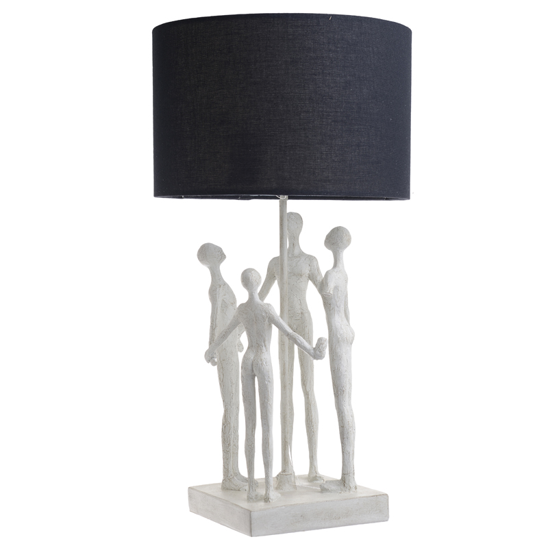 Настольная лампа Holding Hands Table lamp Белый Черный в Казани | Loft Concept 