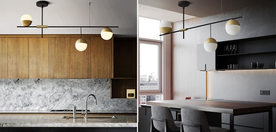Люстра Balls white & brass 3 Люстра Balls white & brass 3 - Loft-Concept в Казани