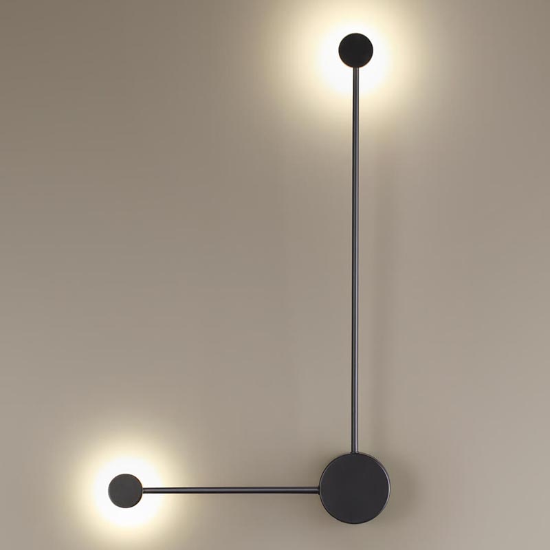 Бра Pin Wall Light Black Angle Черный в Казани | Loft Concept 