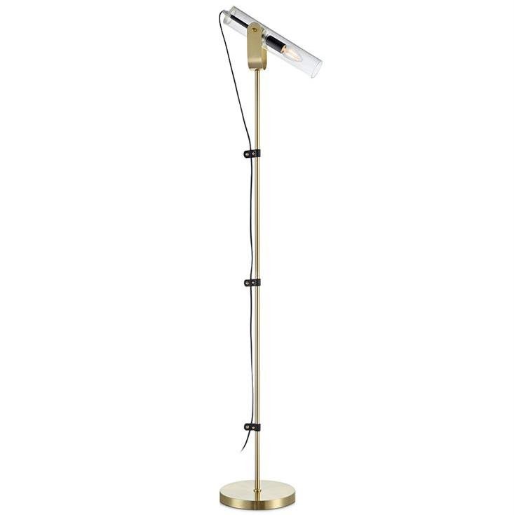 Торшер ReTube Floor Lamp Латунь в Казани | Loft Concept 