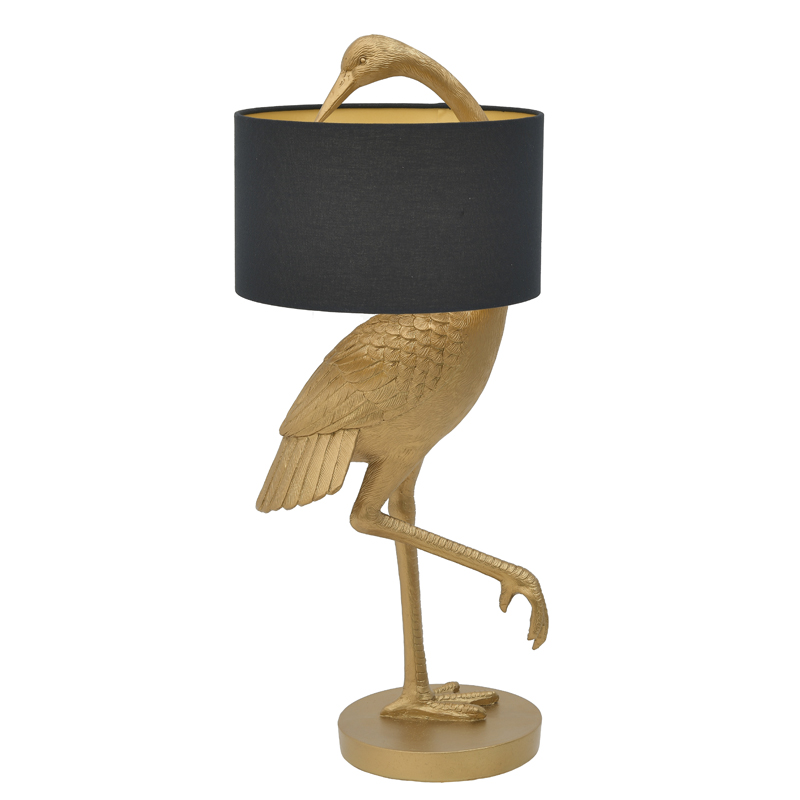 Настольная лампа Golden Stork Table lamp Золотой Черный в Казани | Loft Concept 