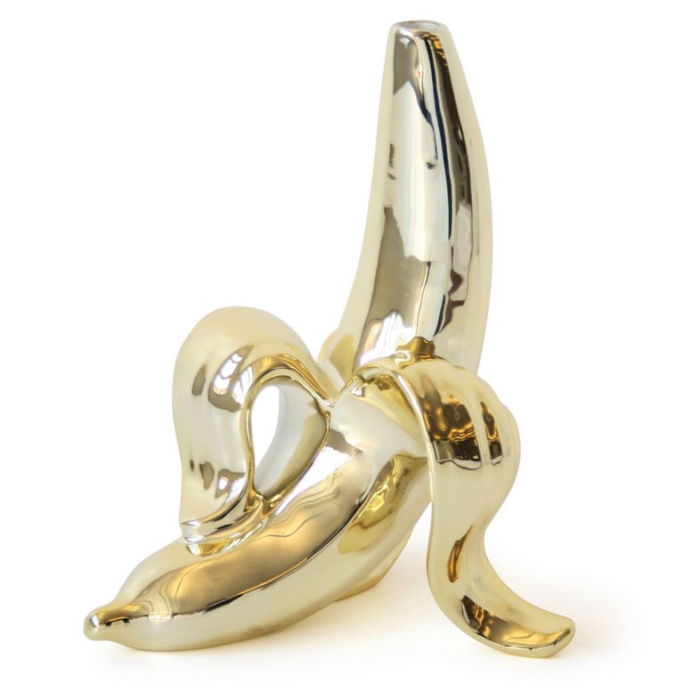 Статуэтка BANANA BUD VASE Глянцевое золото Статуэтка BANANA BUD VASE Глянцевое золото в Казани | Loft Concept
