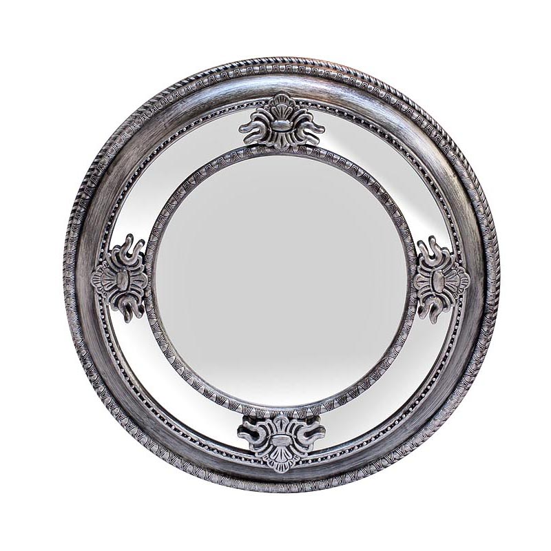 Зеркало Silver Round Mirror Серебряный в Казани | Loft Concept 