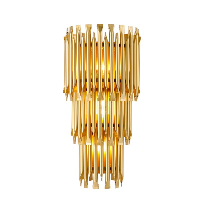 Бра MATHENY III WALL LAMP by DELIGHTFULL Gold Глянцевое золото матовое золото в Казани | Loft Concept 