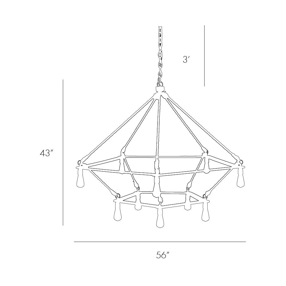 Люстра Arteriors MCINTYRE TWO TIERED CHANDELIER в Казани