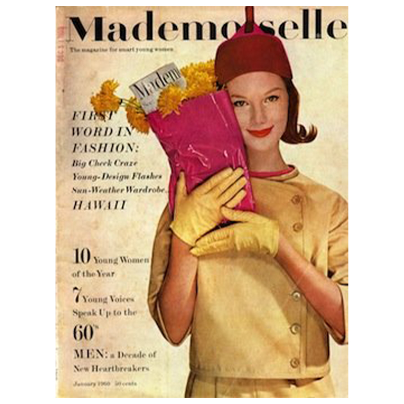 Постер Mademoiselle Cover 1960 January  в Казани | Loft Concept 