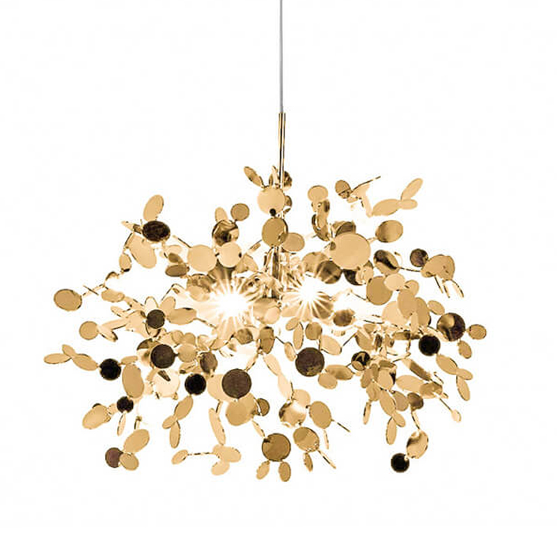 Люстра Terzani Argent Suspension Gold Pendant Lamp 40 Золотой в Казани | Loft Concept 