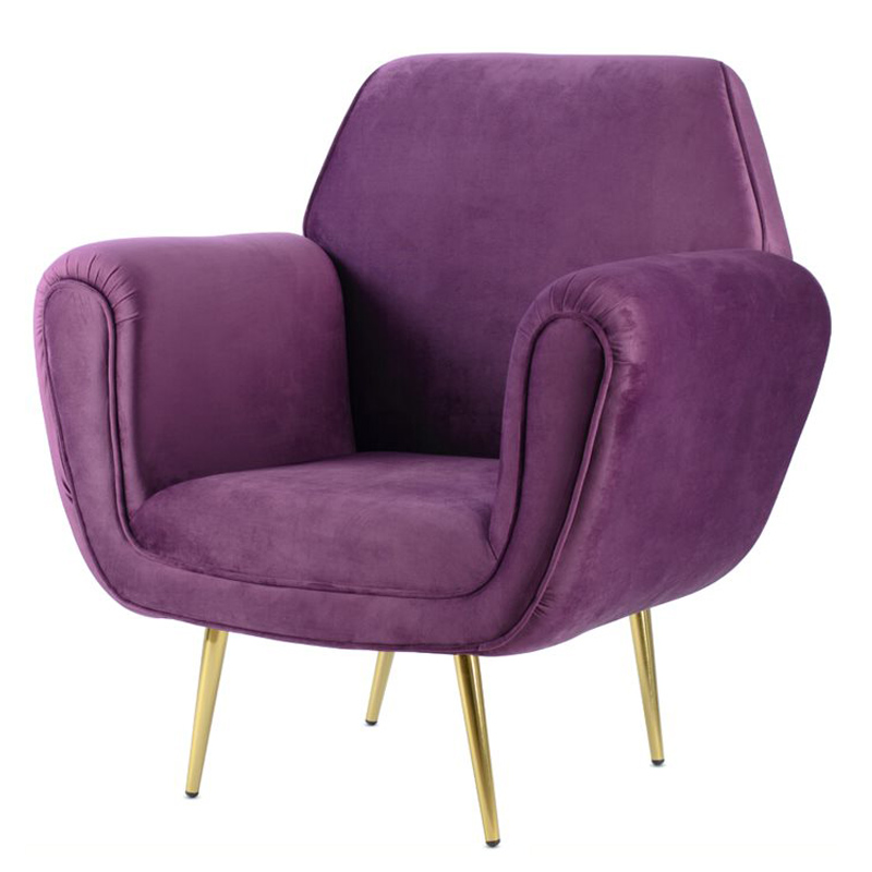 Кресло Lounge Chairs Gigi Radice purple Фиолетовый в Казани | Loft Concept 