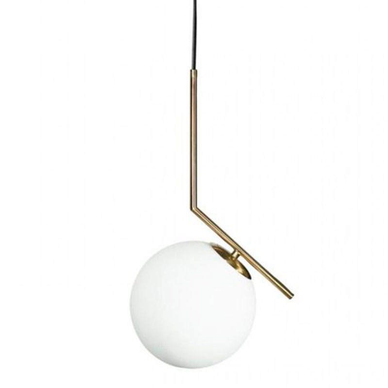 Светильник подвесной Flos IC Lighting Gold Pendant Lamp Золотой Белый в Казани | Loft Concept 