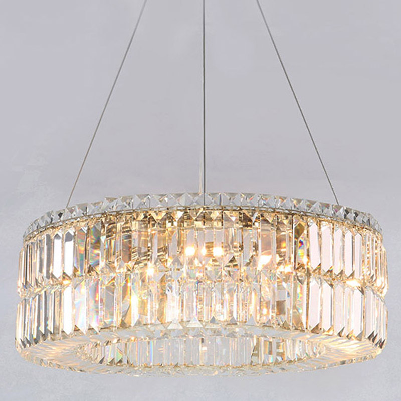 Люстра Darleen Crystal Gold Chandelier 12 Золотой Прозрачный (Transparent) в Казани | Loft Concept 