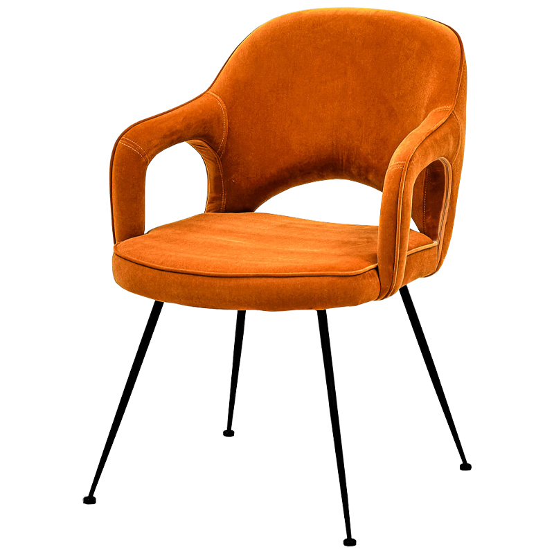 Стул Taube Stool Orange Оранжевый Черный в Казани | Loft Concept 