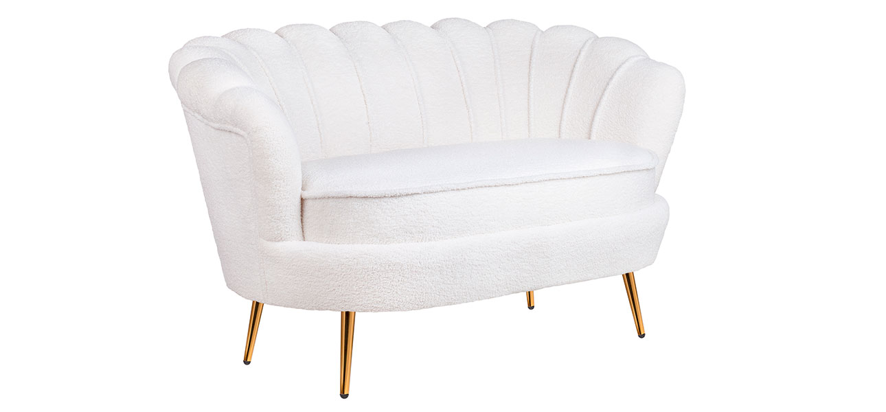 Диван бежевый seashell beige - фото